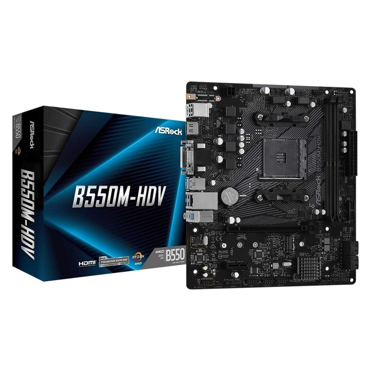 ASRock B550M-HDV AM4 motherboard