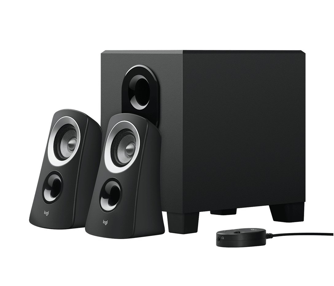 Logitech Z313 speakers and subwoofer — used